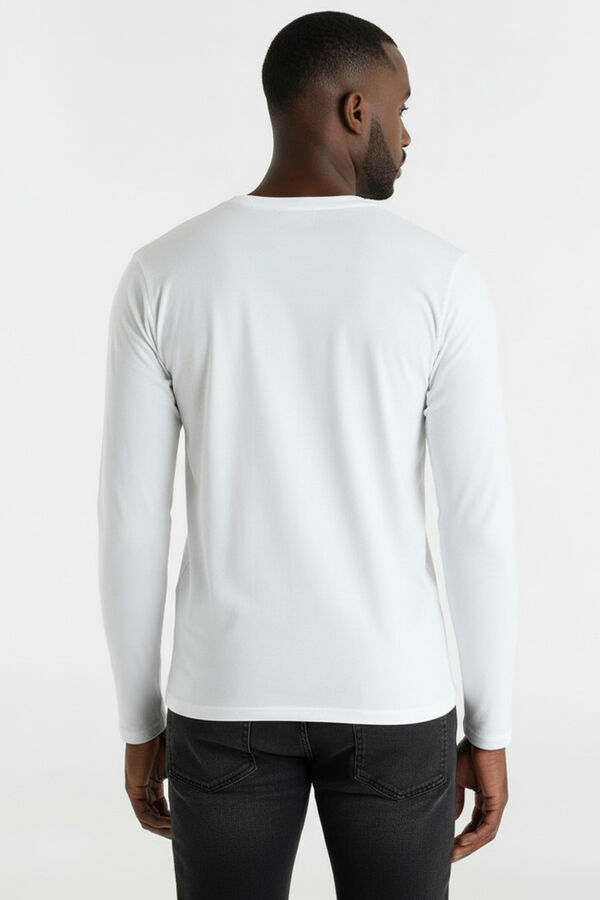 Lois Camiseta Manga Larga blanco