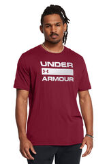 Under Armour T-shirt de manga curta vermelho