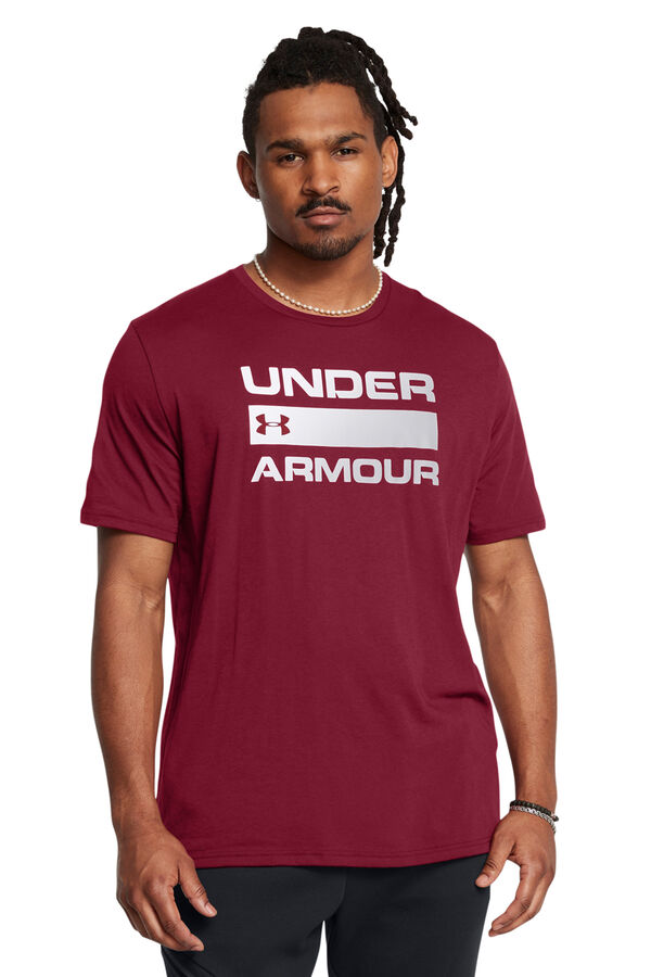 Under Armour T-shirt de manga curta vermelho