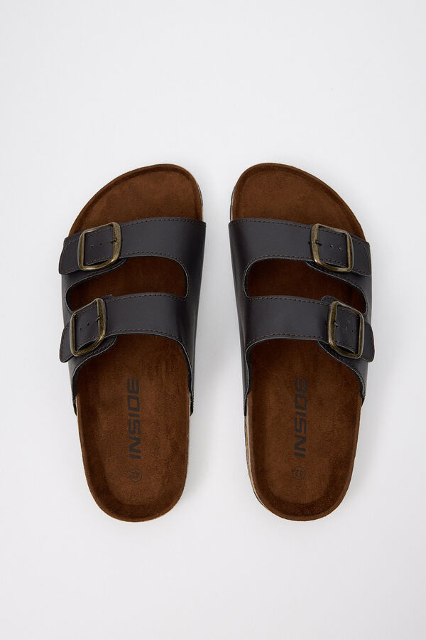 Inside Sand&aacute;lia Esportiva Bio Two Buckle castanho