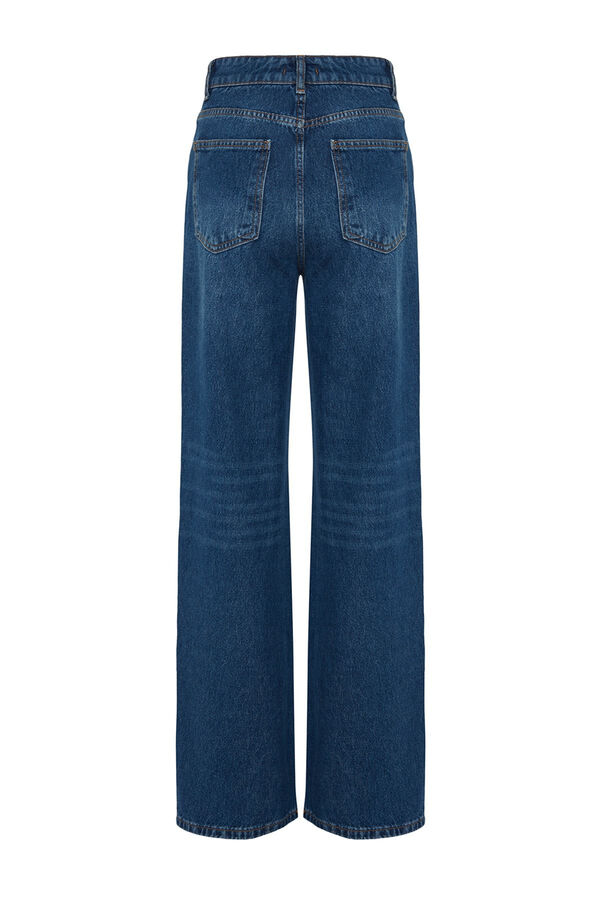 Trendyol Jeans regular de mujer azul