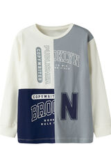 Name It Camiseta de manga larga azul