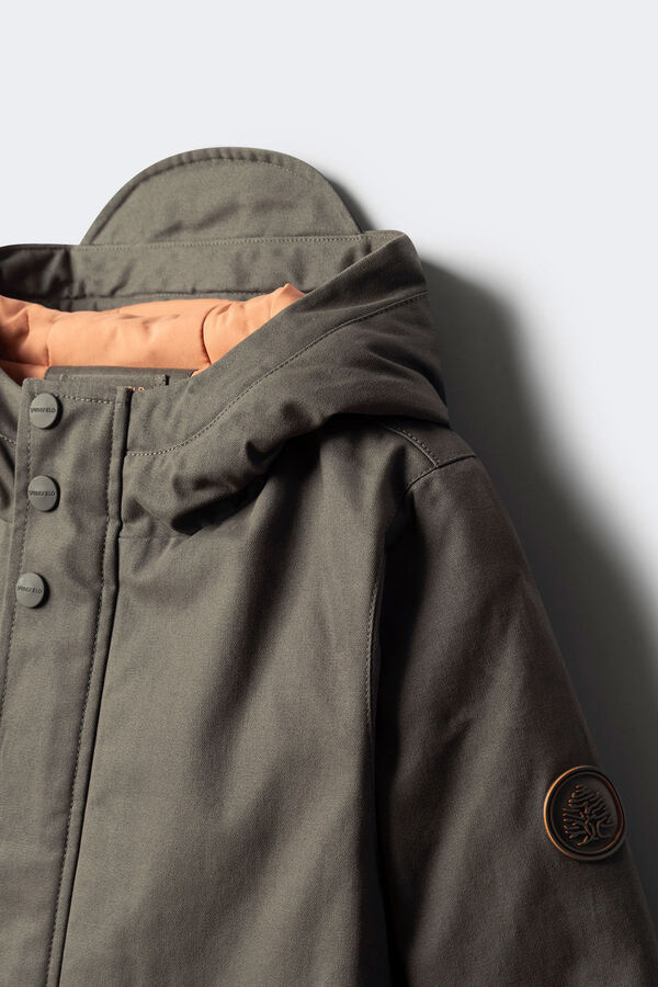 Springfield Kids Parka gris ni&ntilde;o kaki