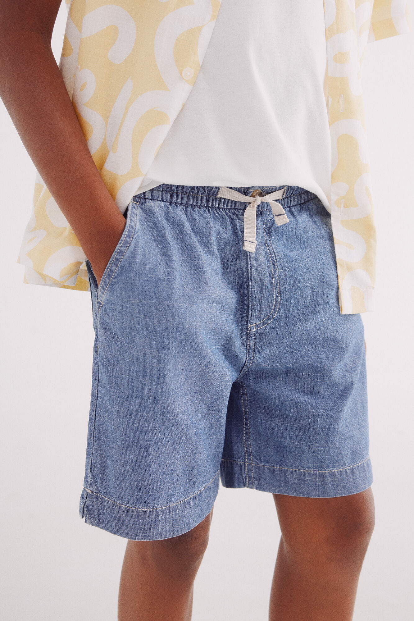 Springfield Kids Bermuda chambray para ni&ntilde;o