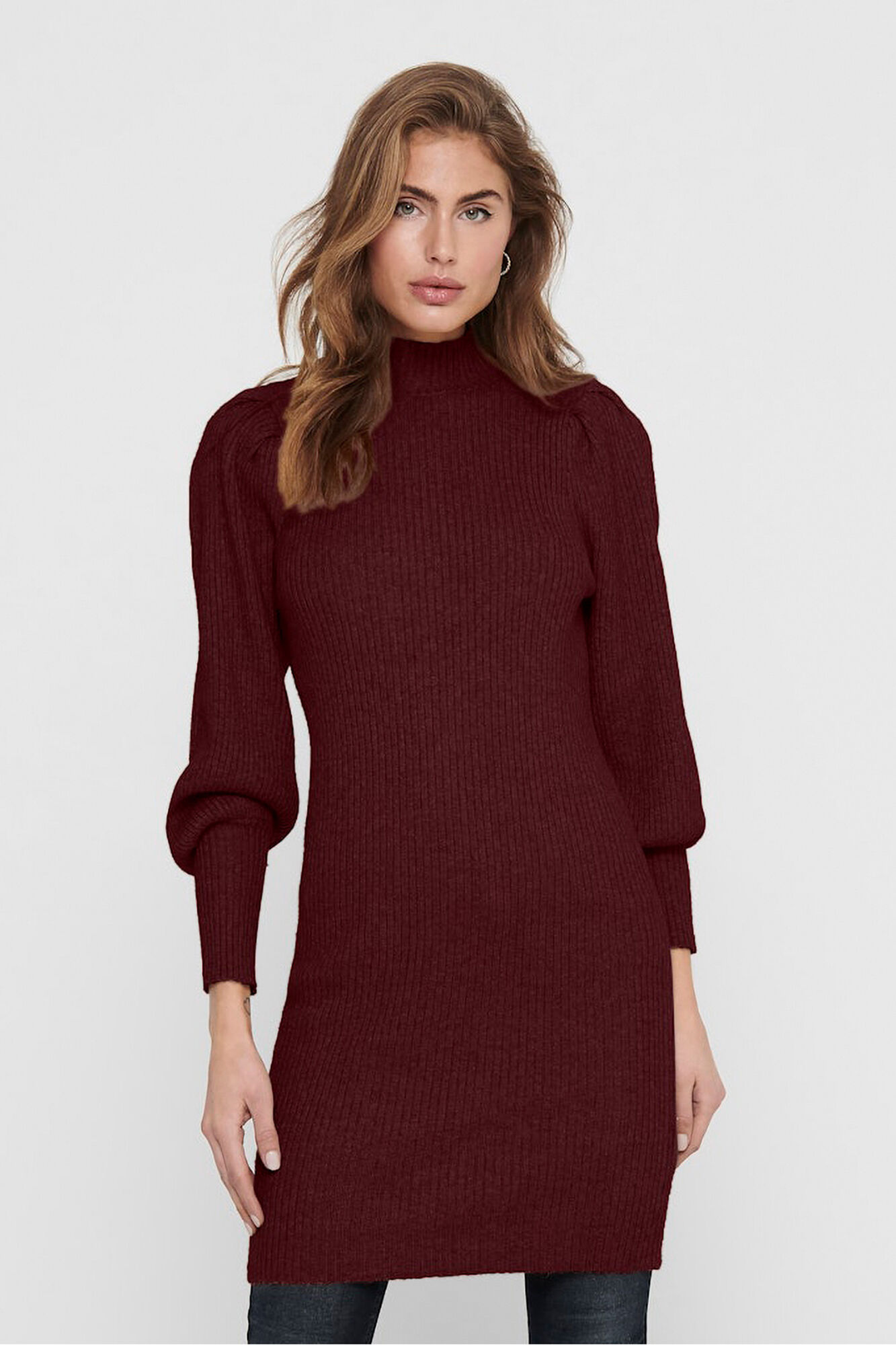 Only Vestido curto canelado