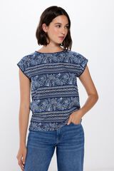 Springfield Camiseta Lace Bolitas azul