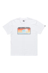 Quiksilver  Camiseta masculina de manga curta branco