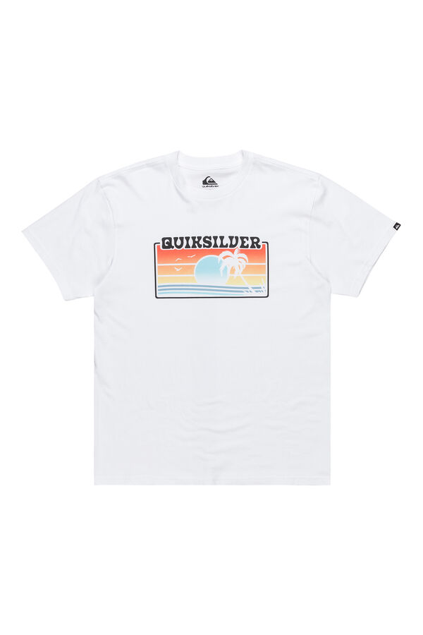 Quiksilver  Camiseta masculina de manga curta branco