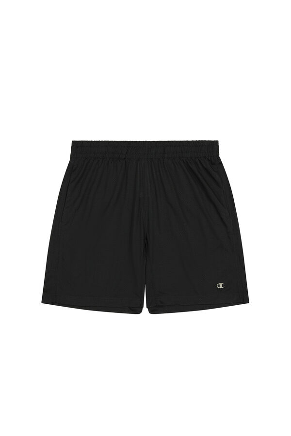 Champion Shorts de algodão masculino preto