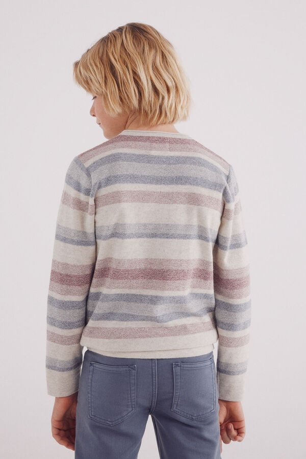 Springfield Kids Su&eacute;ter torcido para menino cinzento