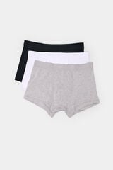 Springfield Pack 3 boxers b&aacute;sicos cinzento