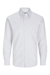 JJ REBEL Camisa slim fit blanco
