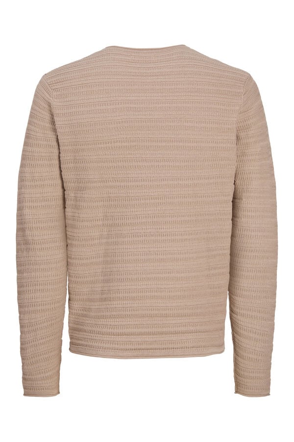 Jack & Jones Camisa de malha de regular fit bege