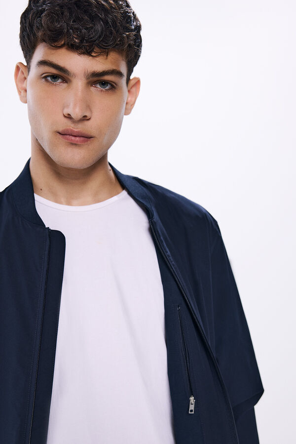 Springfield Bomber t&eacute;cnico azul