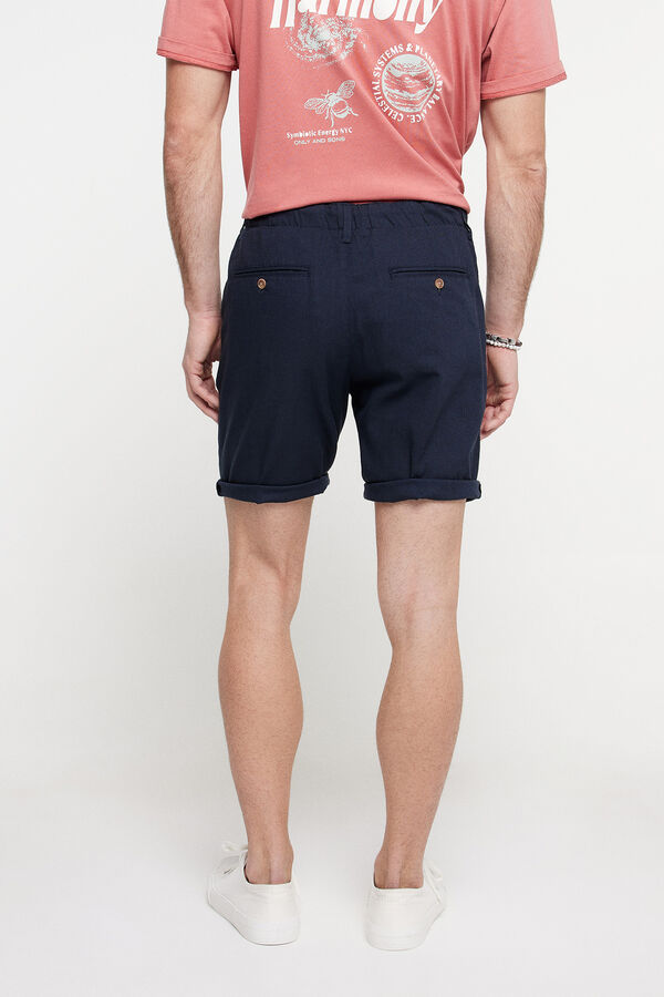 Only & Sons Bermuda lino azul