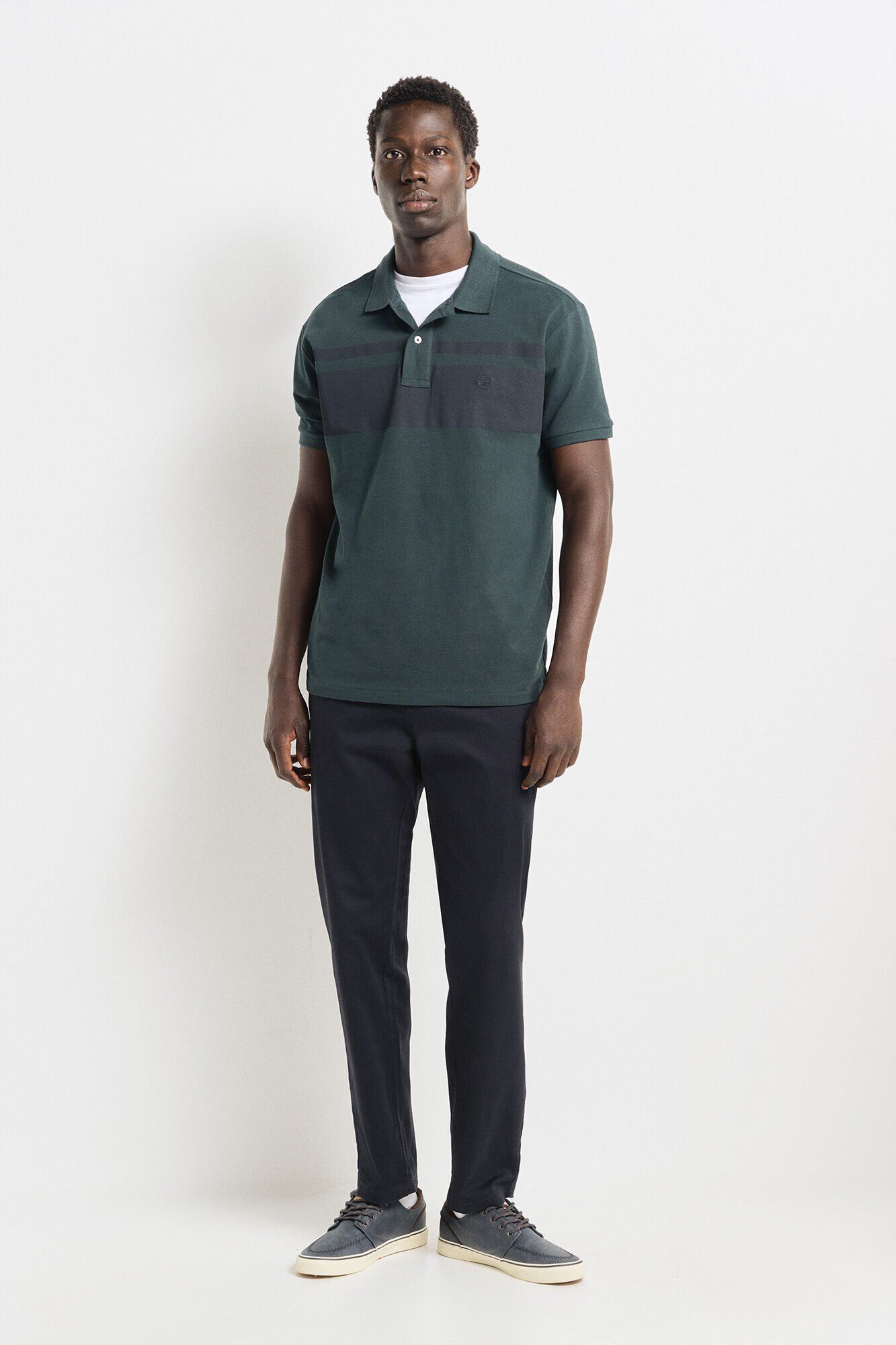 Springfield Polo piqu&eacute; color block regular fit