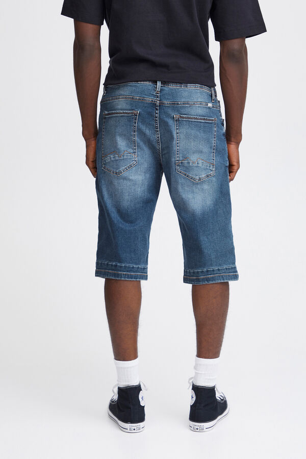Blend Bermuda Denim Capri azul