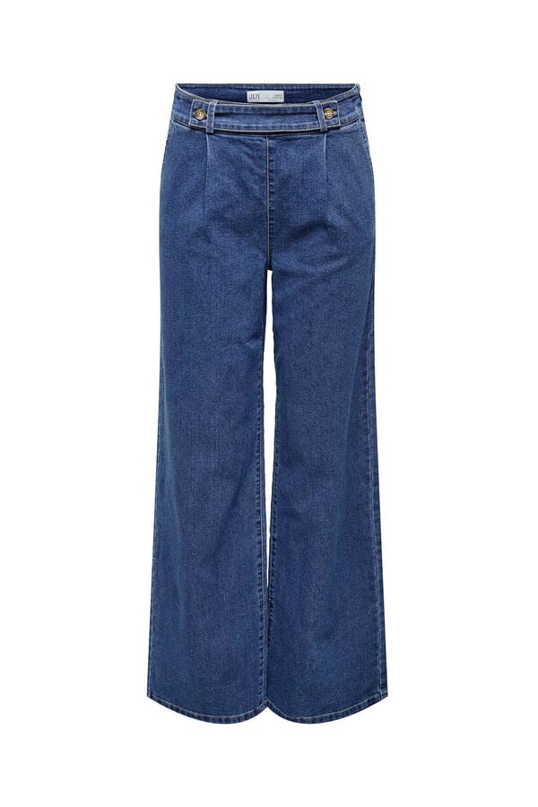 JDY Jeans longos e largos azul
