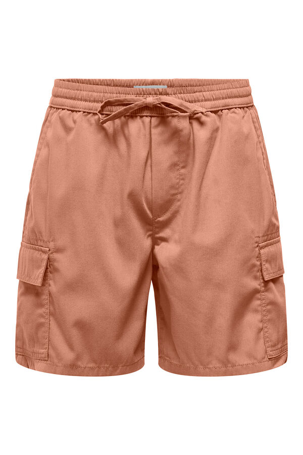 Only & Sons Short cargo naranja