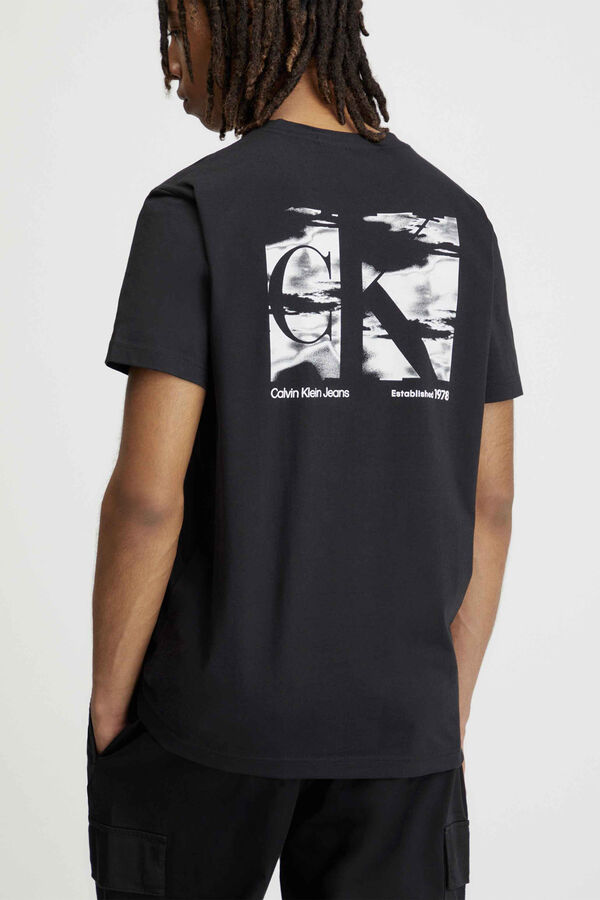 CK Jeans Camiseta de hombre manga corta negro