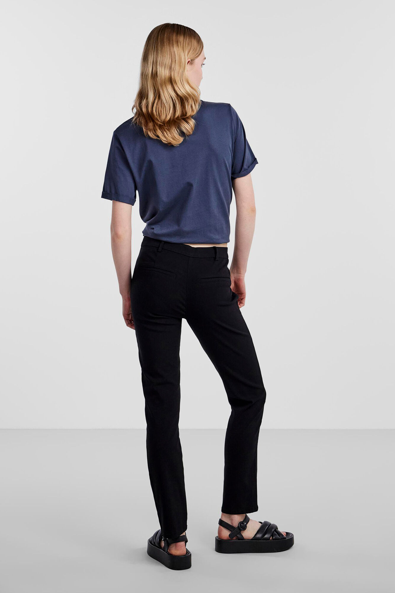 Pieces Pantalon largo recto viscosa