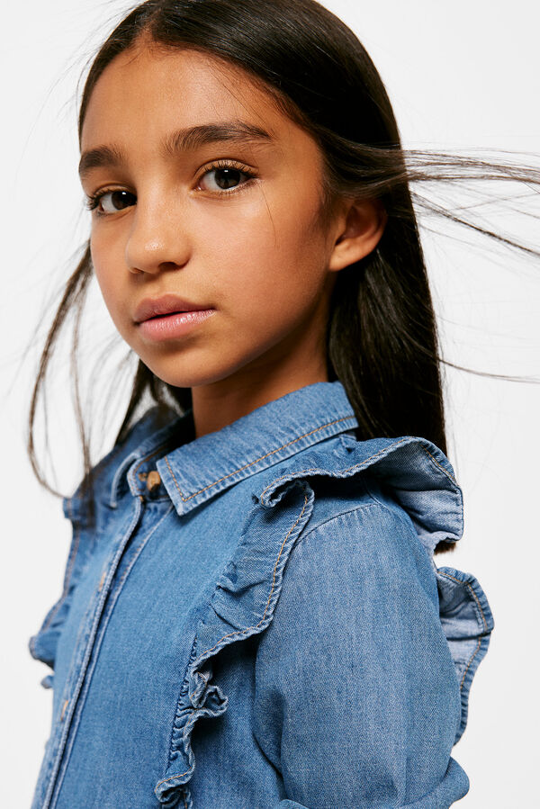 Springfield Kids Vestido vaquero ni&ntilde;a azul