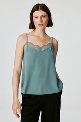 Pieces Top lingerie  cinzento