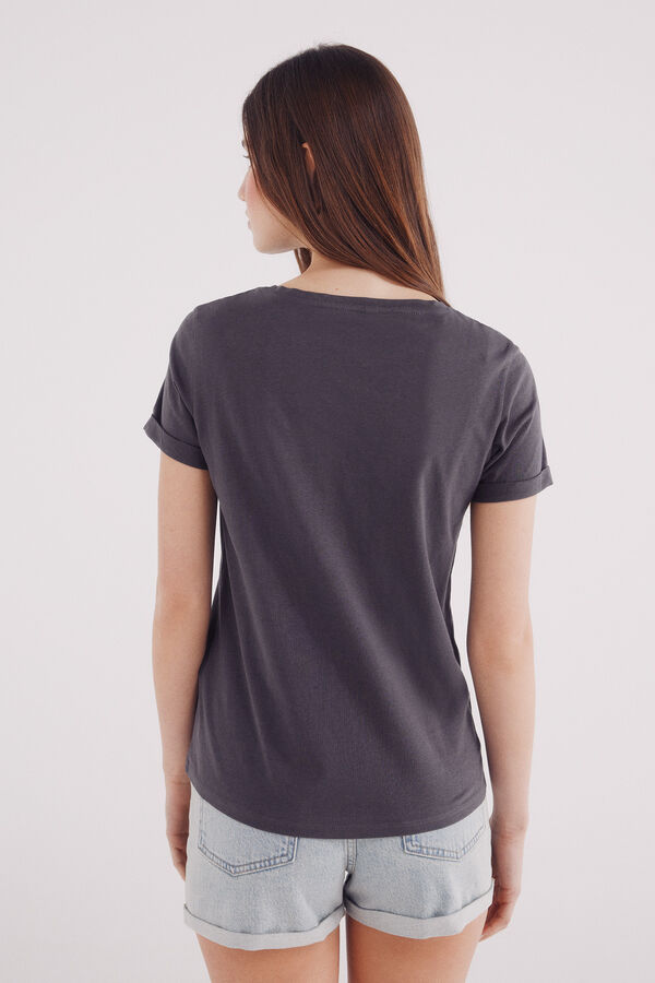 Springfield Camiseta gr&aacute;fica marina gris