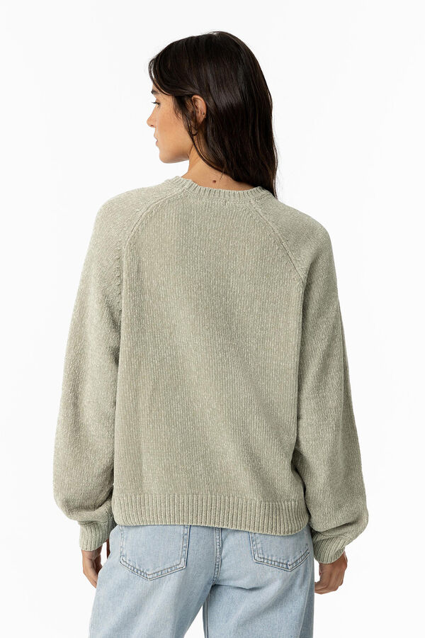 Tiffosi Jersey de Punto Chenilla verde