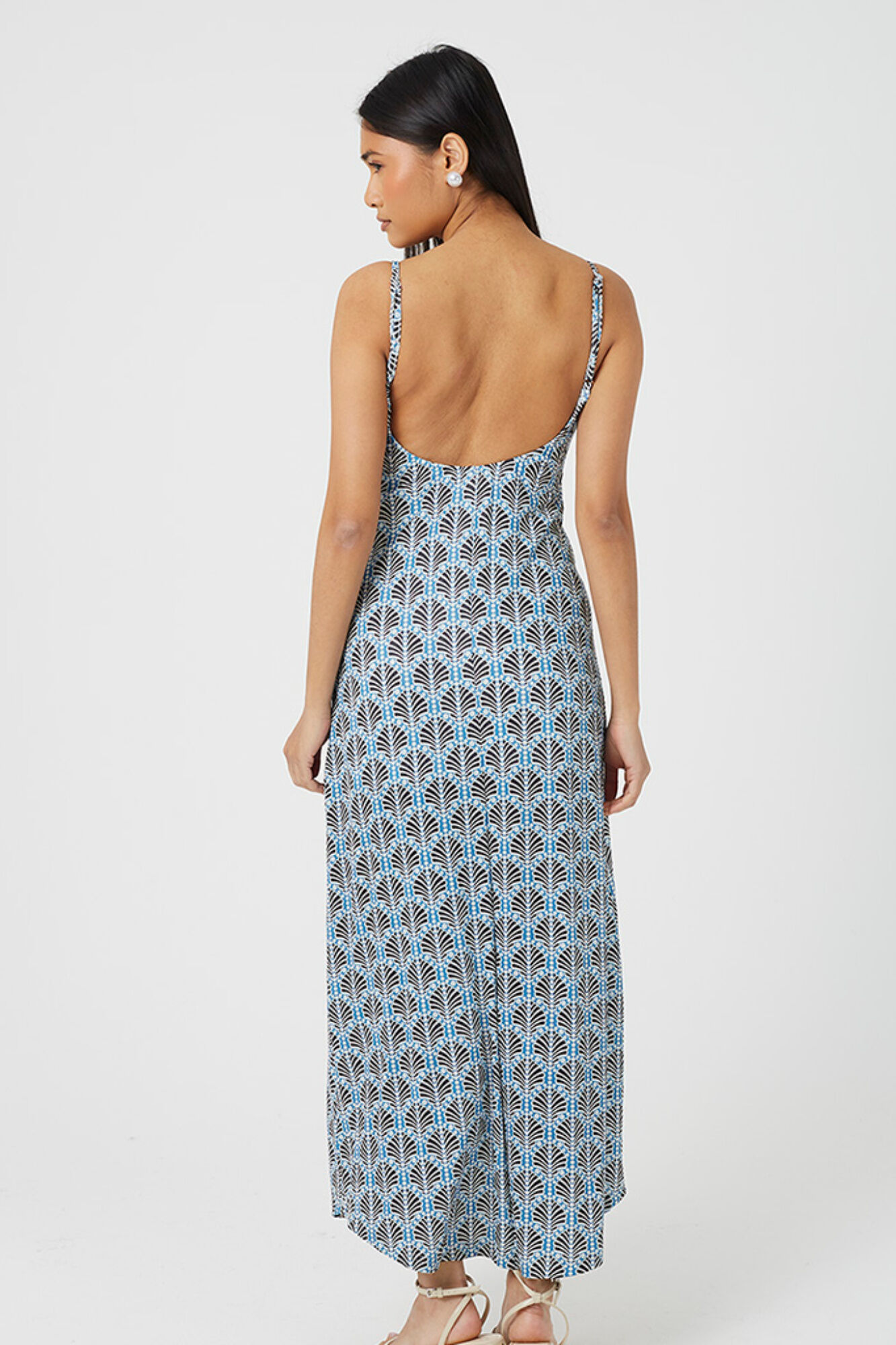 Brave Soul Vestido comprido estampado