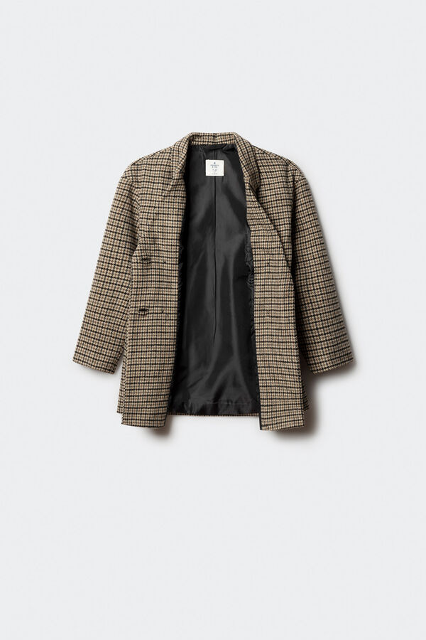 Springfield Kids Abrigo de cuadros ni&ntilde;a nude