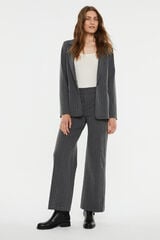 System Action Cal&ccedil;a reta tecido cinzento