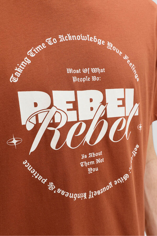 JJ REBEL T-shirt regular fit vermelho