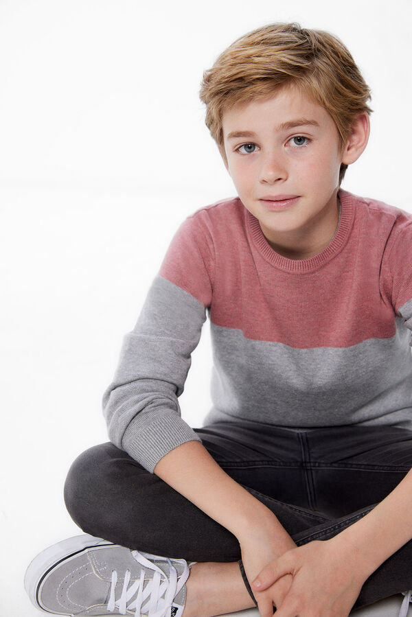 Springfield Kids Camisola color block menino rosa