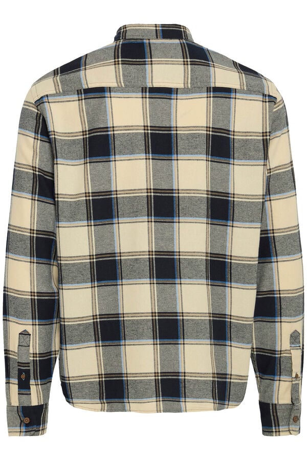Blend Camisa Manga Larga azul