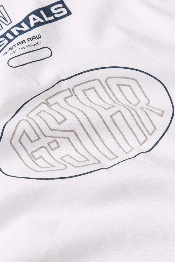 G-STAR T-shirt Multi Originais  branco