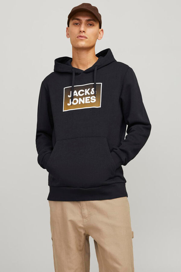 Jack & Jones Sudadera capucha est&aacute;ndar azul