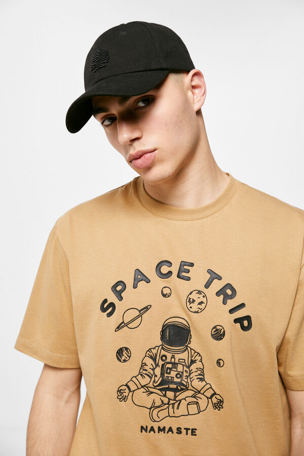 Springfield T-shirt space trip bege médio
