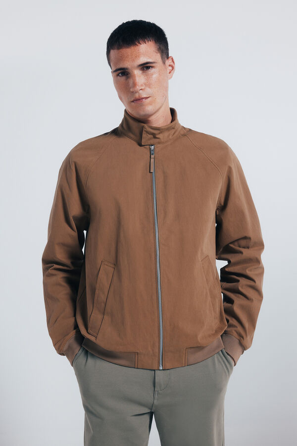 Springfield Cazadora algod&oacute;n beige