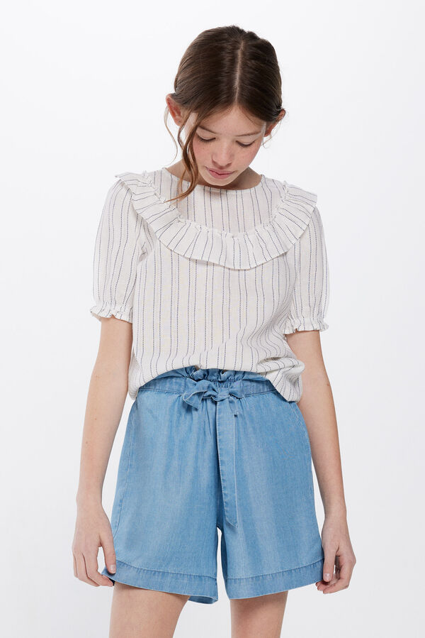 Springfield Kids Short denim ligero ni&ntilde;a azul