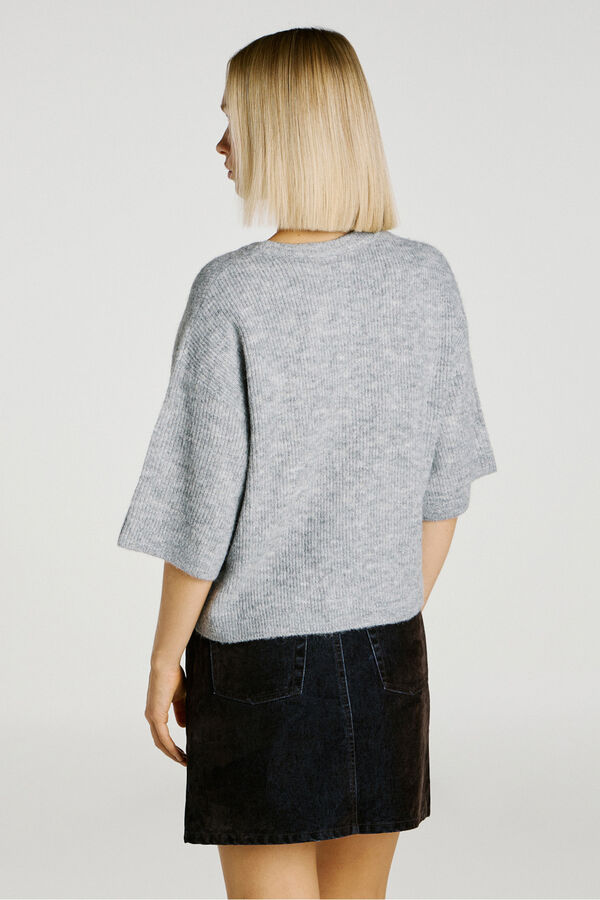 Jack & Jones Cardigan de puno con botones gris
