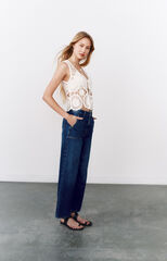 High Spirits Pantalones "Ribbon" azul