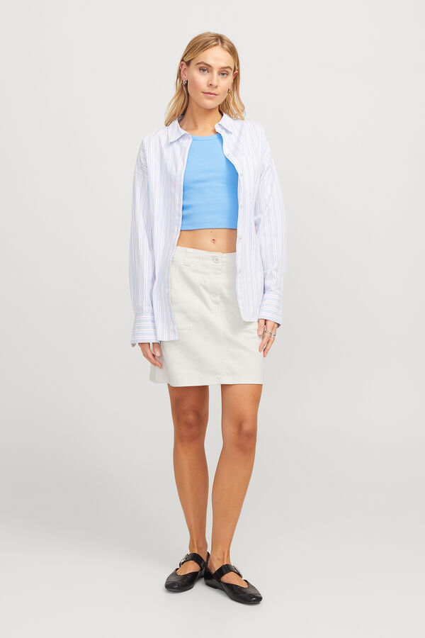 Jack & Jones Saia curta de gabardina estampado