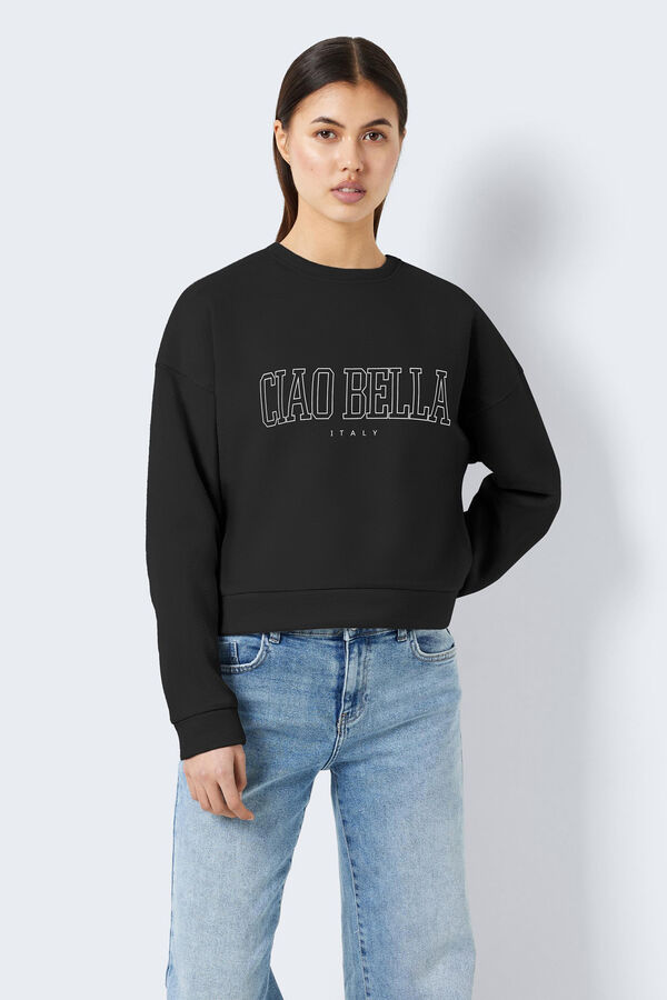 Springfield Sweatshirt print à frente preto