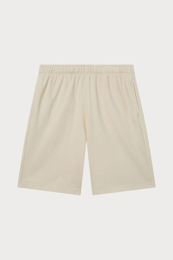 Champion Bermudas masculinas de algodão bege