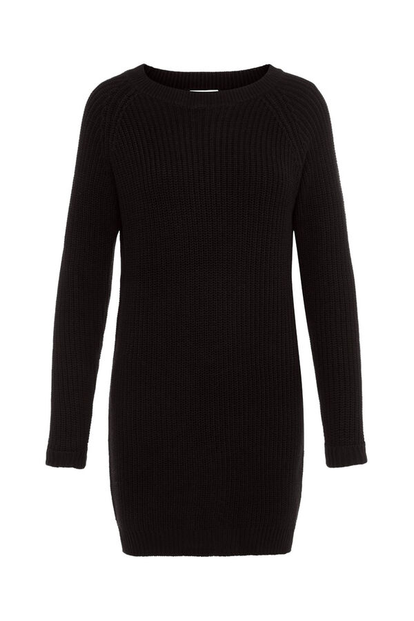 Noisy May Vestido curto de malha  preto