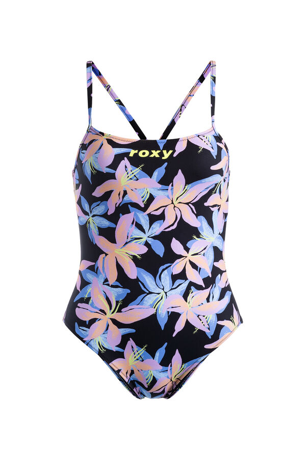 Roxy Fato de banho inteiro com al&ccedil;as cruzadas para Mulher preto