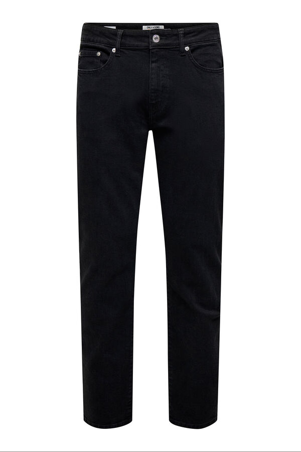 Only & Sons Jeans regular fit. negro