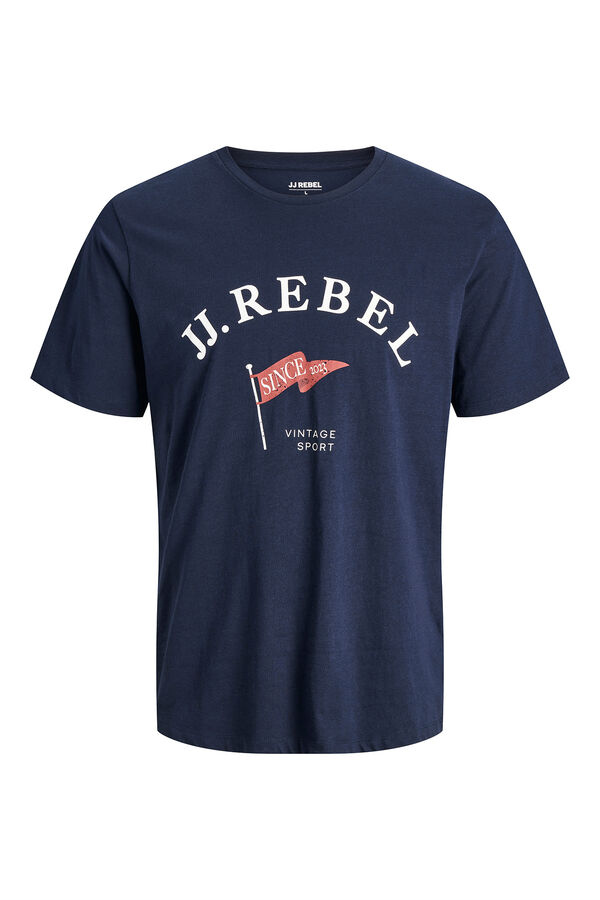 JJ REBEL Camiseta regular fit azul