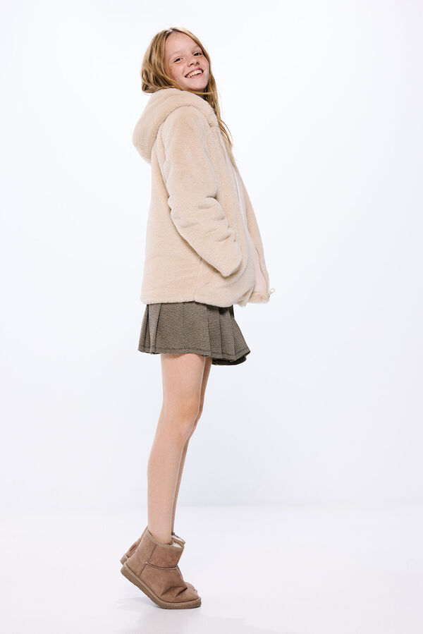 Springfield Kids Abrigo pelo ni&ntilde;a beige